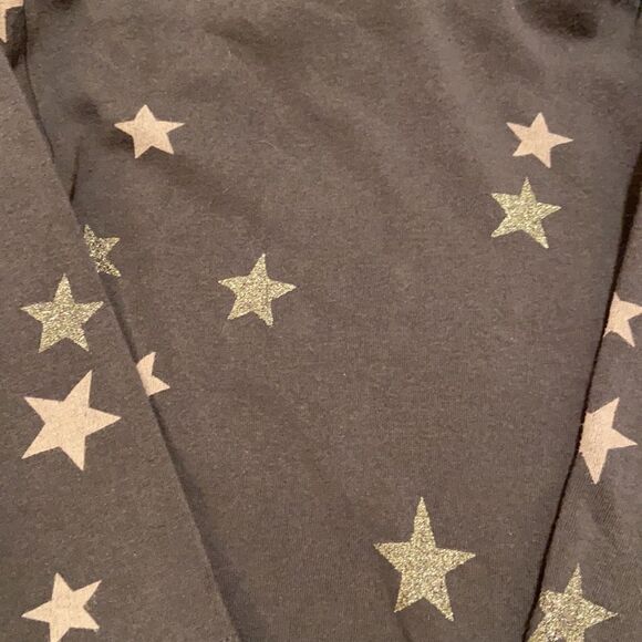 Crew Cuts sweater size 2 gray with stars bows cotton winter spring - Picture 6 of 8